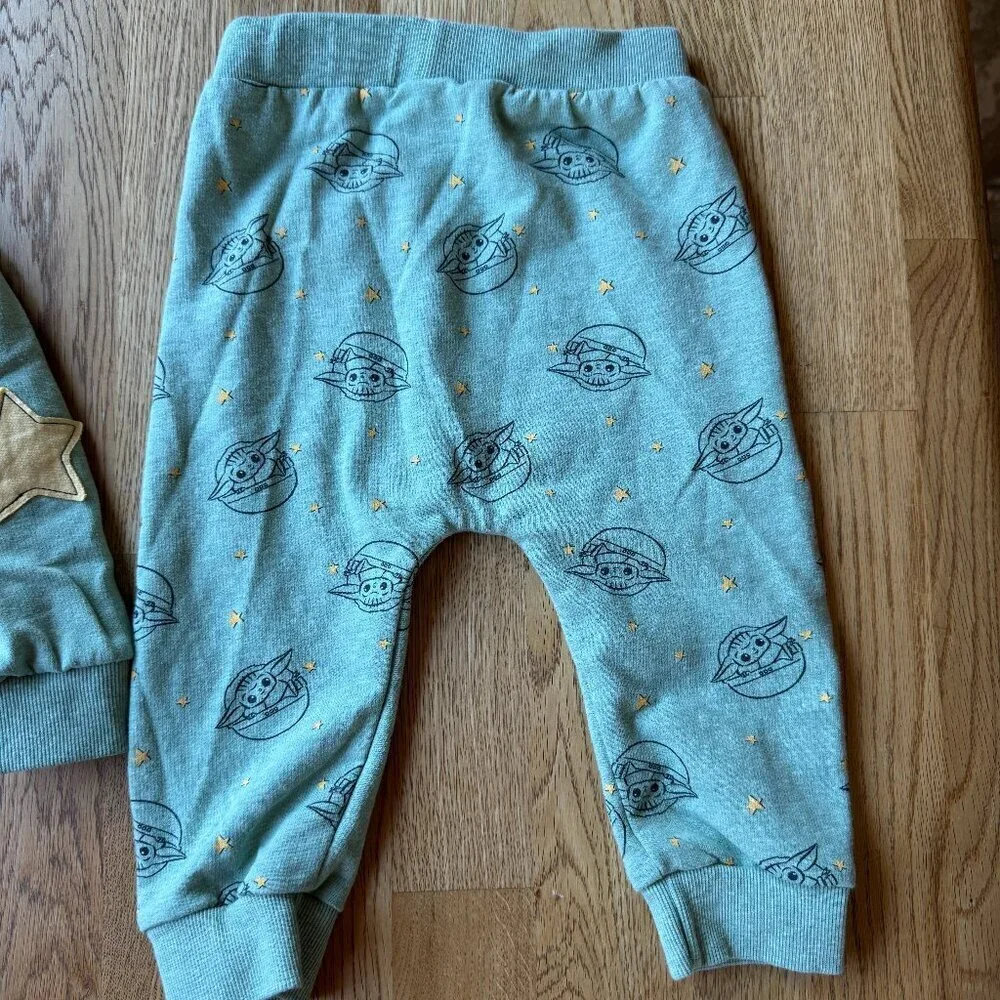 Star Wars Mandalorian Grogu Outfit Toddler Size 2T